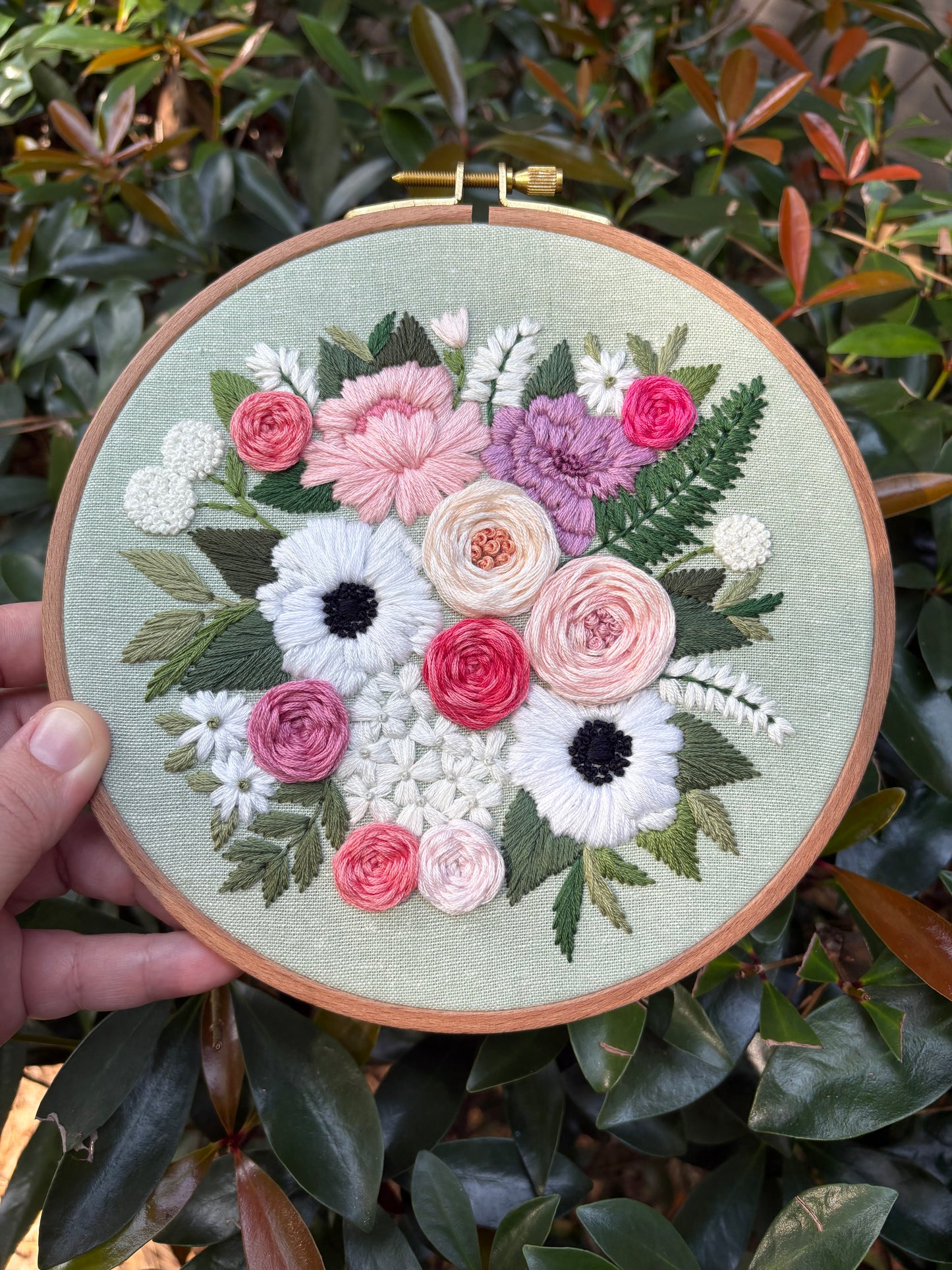 PDF Pattern - Secret Garden, Taylor Swift Engagement Inspired Floral Embroidery Pattern