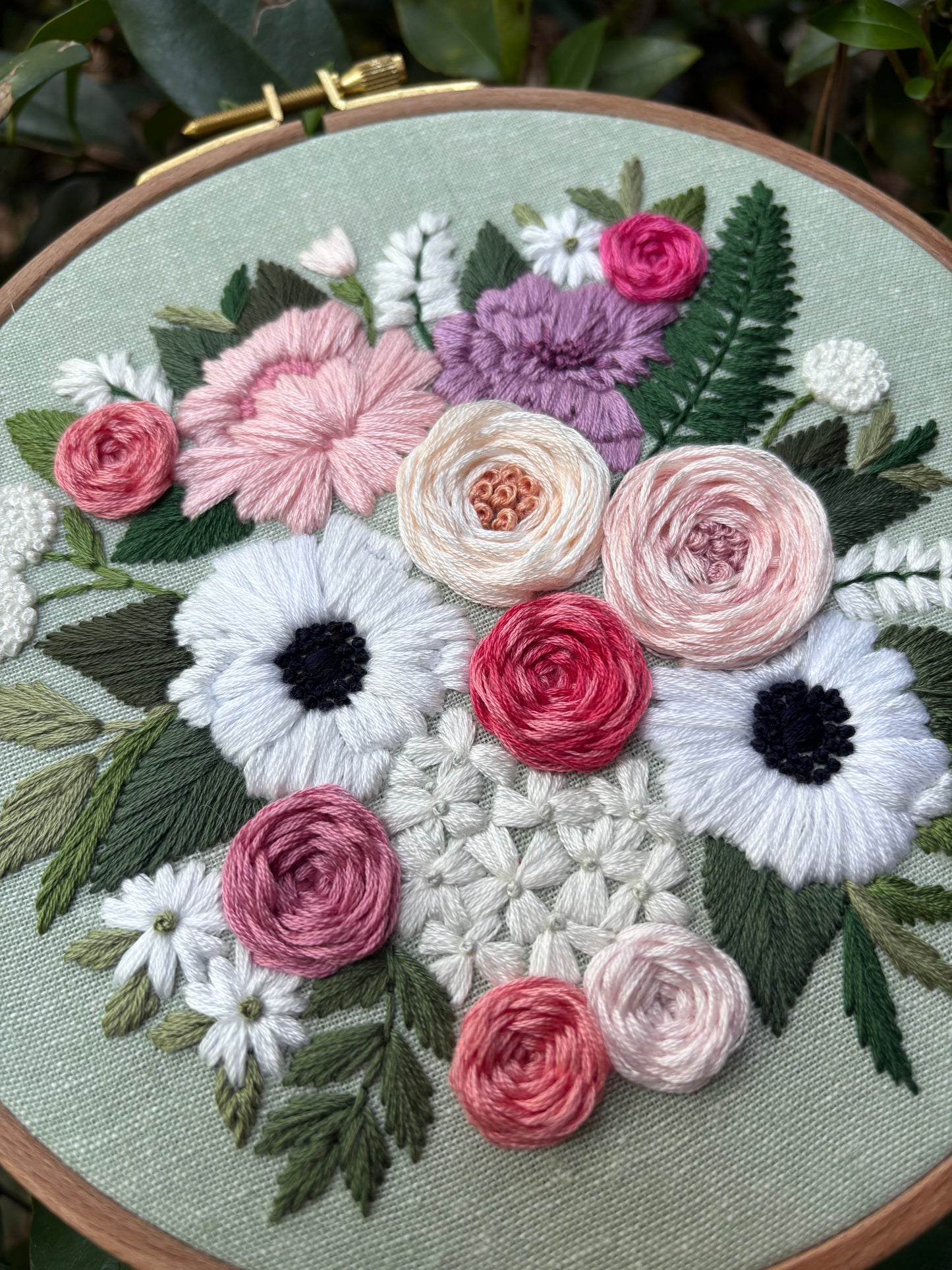 PDF Pattern - Secret Garden, Taylor Swift Engagement Inspired Floral Embroidery Pattern