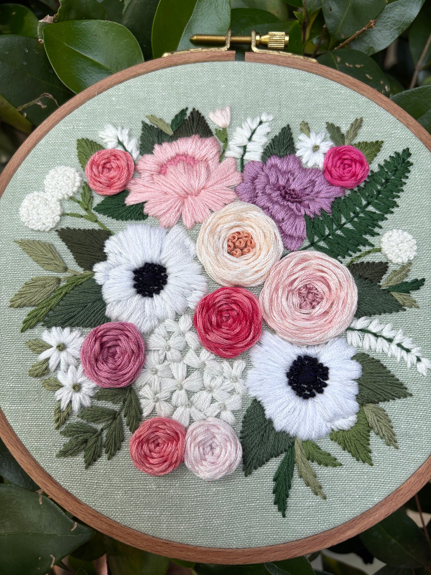 PDF Pattern - Secret Garden, Taylor Swift Engagement Inspired Floral Embroidery Pattern