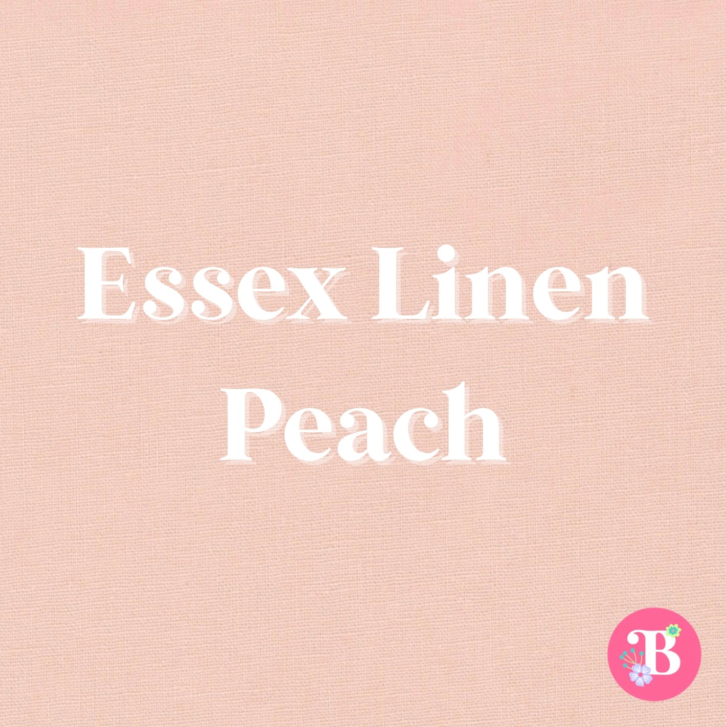 Essex Linen Blend Peach E014-1281 Embroidery Fabric by the Yard • Cut-to-Order - Robert Kaufman Fabric