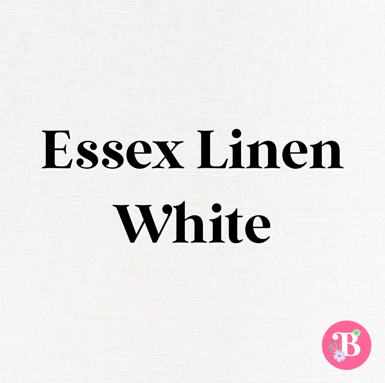 Essex Linen Blend White E014-1387 Embroidery Fabric by the Yard • Cut-to-Order - Robert Kaufman Fabric