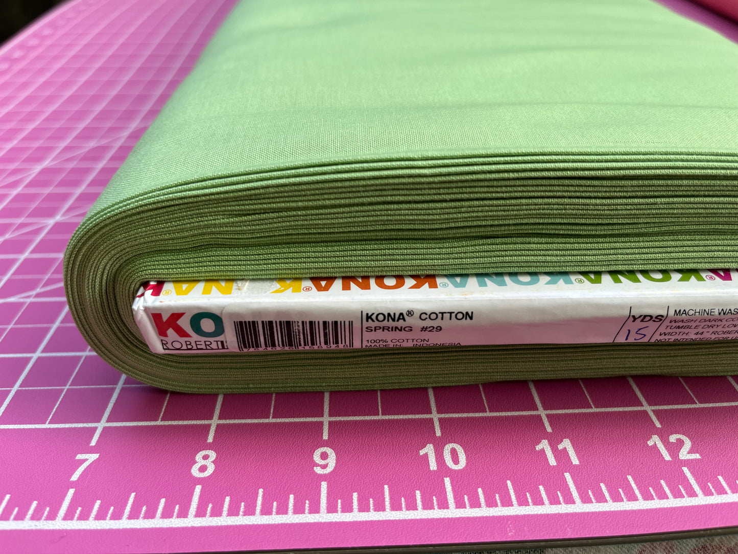 Kona Cotton Spring #29 Embroidery Fabric by the Yard • Cut-to-Order - Kona Cotton Fabric, 100% cotton