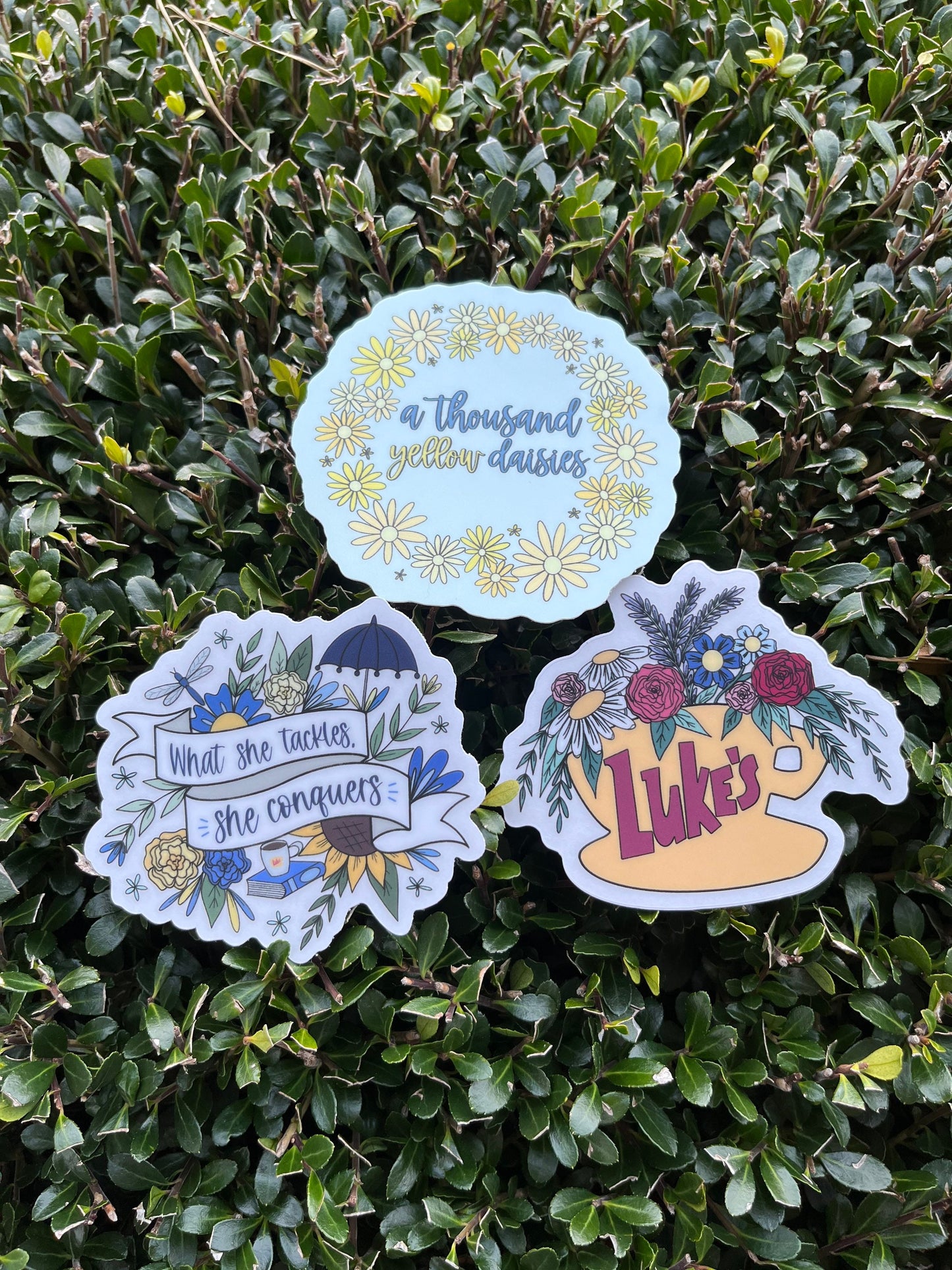 BUNDLE Gilmore Girls GG Sticker Collection - - Vinyl, Waterproof Stickers