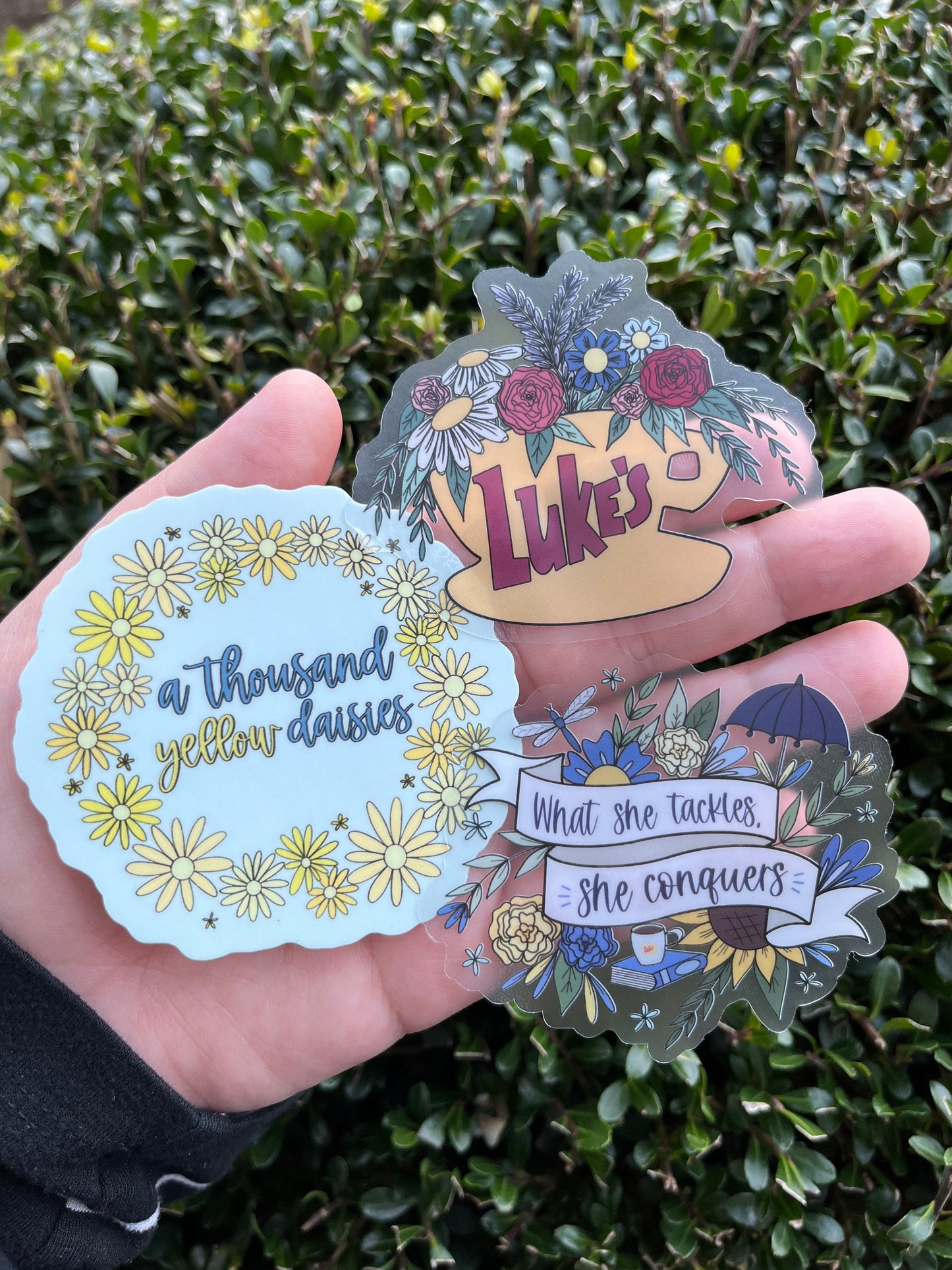 BUNDLE Gilmore Girls GG Sticker Collection - - Vinyl, Waterproof Stickers