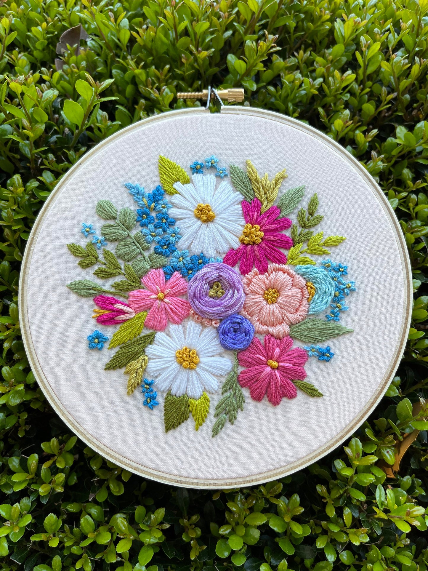 PDF Pattern - Summer Daydream, Intermediate/Advanced Embroidery Pattern
