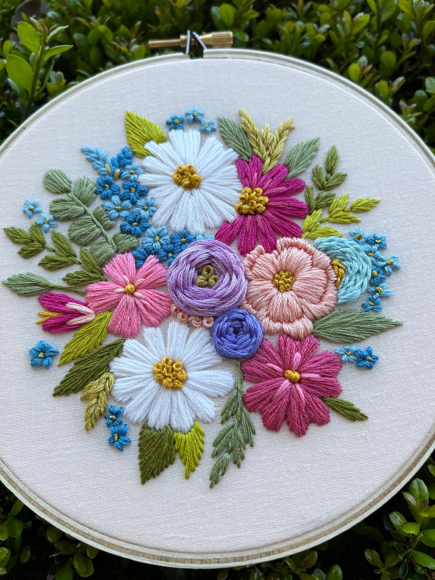 PDF Pattern - Summer Daydream, Intermediate/Advanced Embroidery Pattern