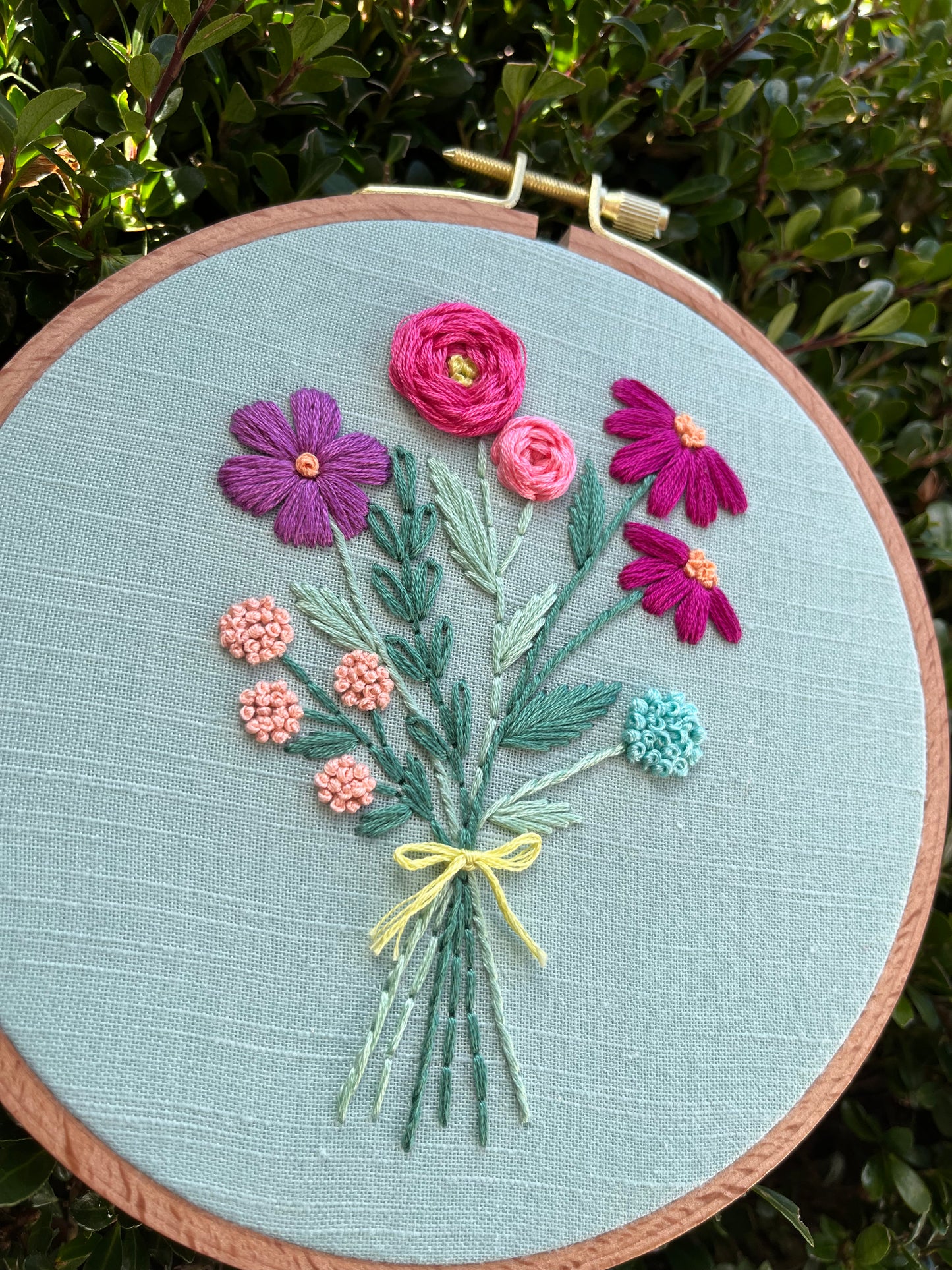 FREE PDF Pattern - Wild Whimsy, Free Beginner's Floral Embroidery Pattern
