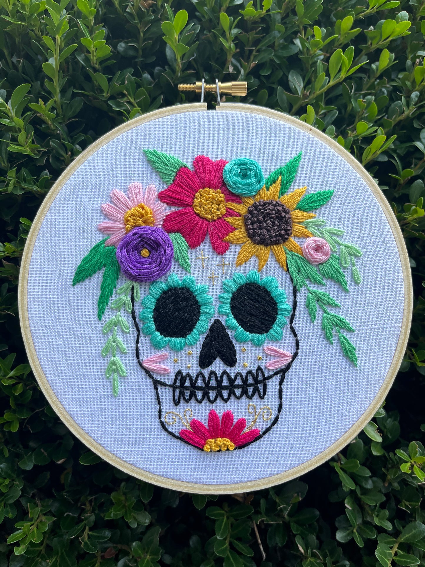 Stitch Along PDF Pattern - Spooky Friends Stitch Along, Skull and Ghost