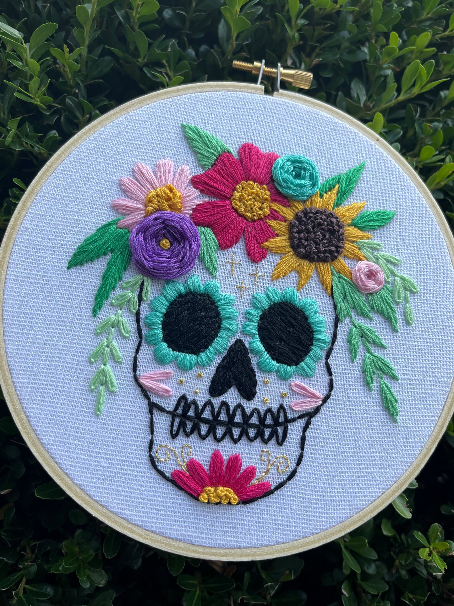 Stitch Along PDF Pattern - Spooky Friends Stitch Along, Skull and Ghost