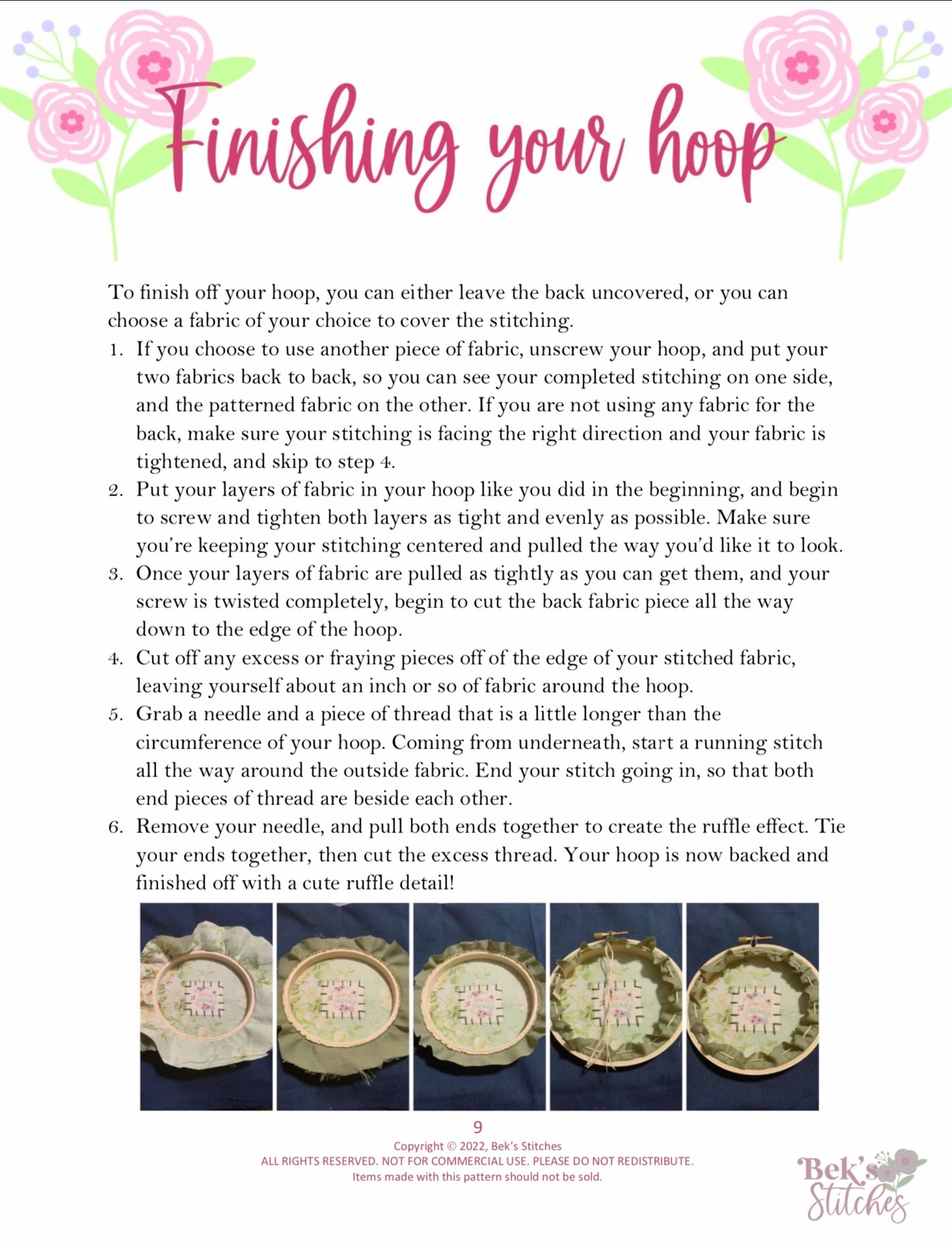 PDF Pattern - Hello Summer, Advanced Embroidery Pattern