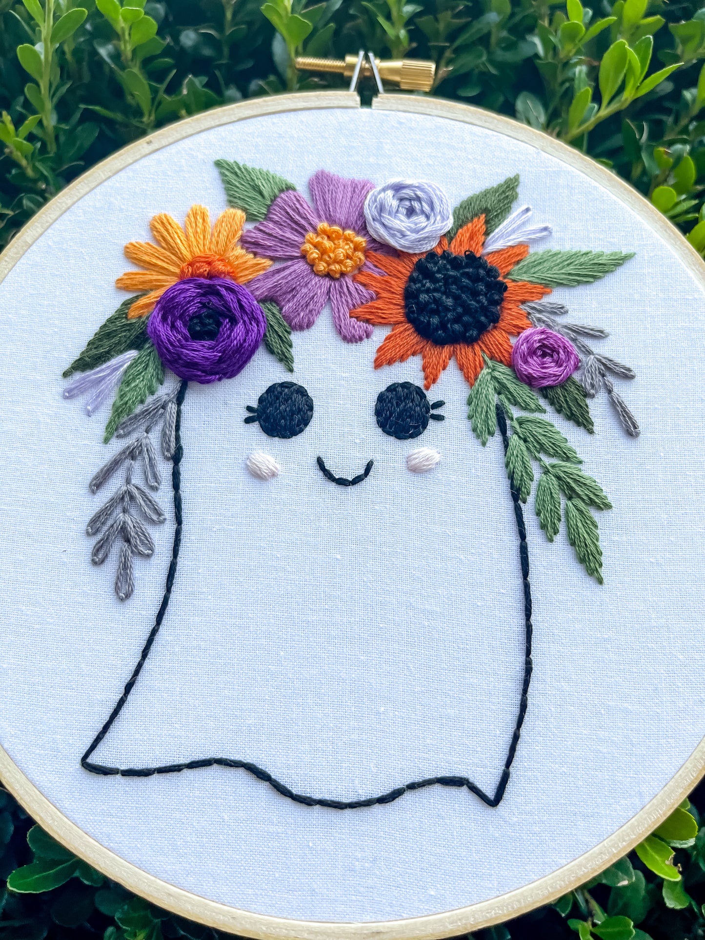 Stitch Along PDF Pattern - Spooky Friends Stitch Along, Skull and Ghost