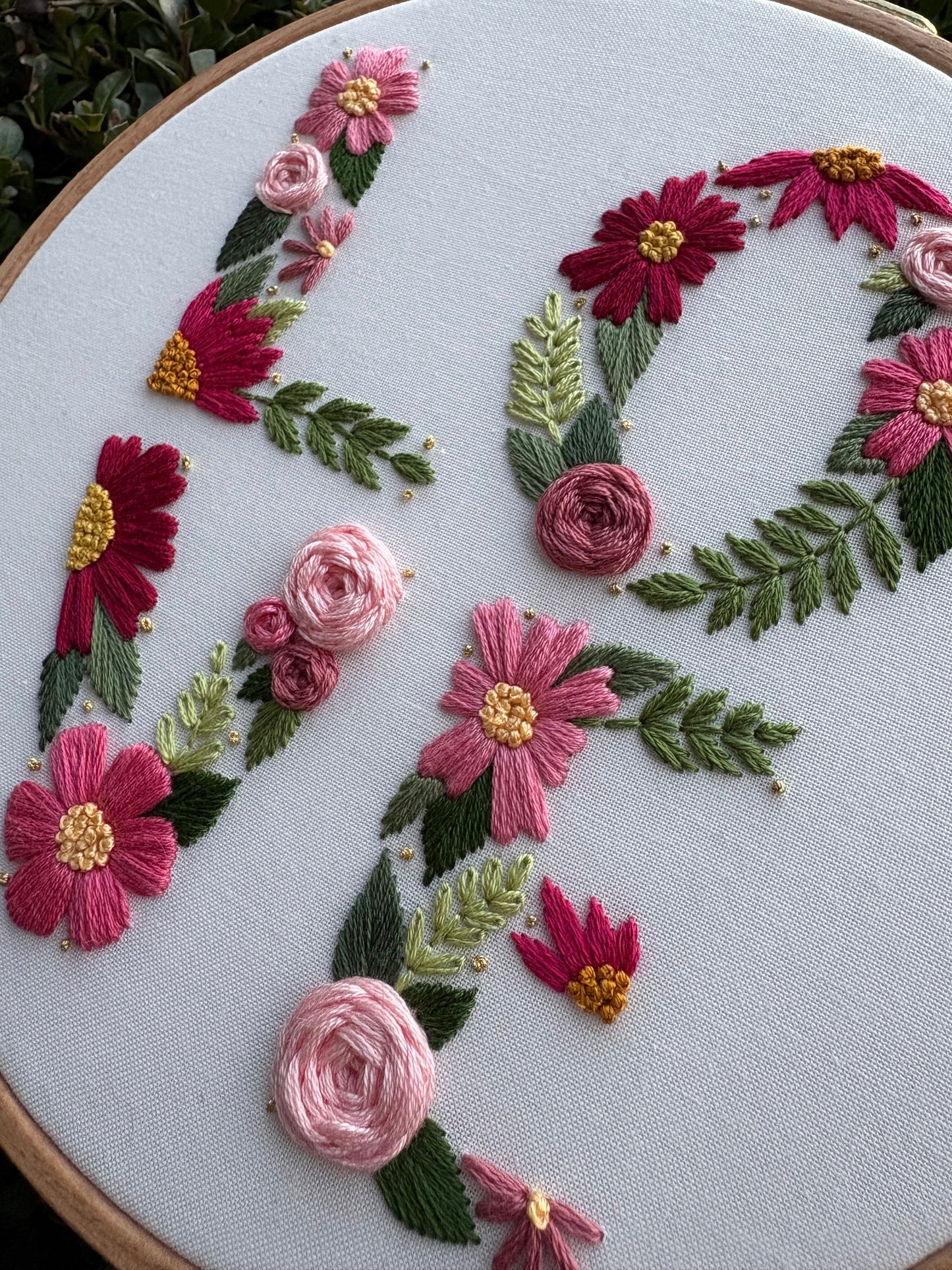 PDF Pattern - Love Grows Here, Floral LOVE Valentine's Day Embroidery Pattern