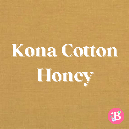 Kona Cotton Honey #1162 Embroidery Fabric by the Yard • Cut-to-Order - Kona Cotton Fabric, 100% cotton