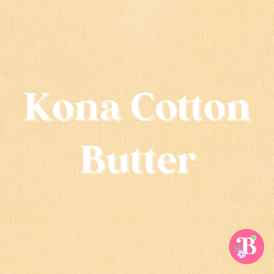 Kona Cotton Butter #1055 Embroidery Fabric by the Yard • Cut-to-Order - Kona Cotton Fabric, 100% cotton