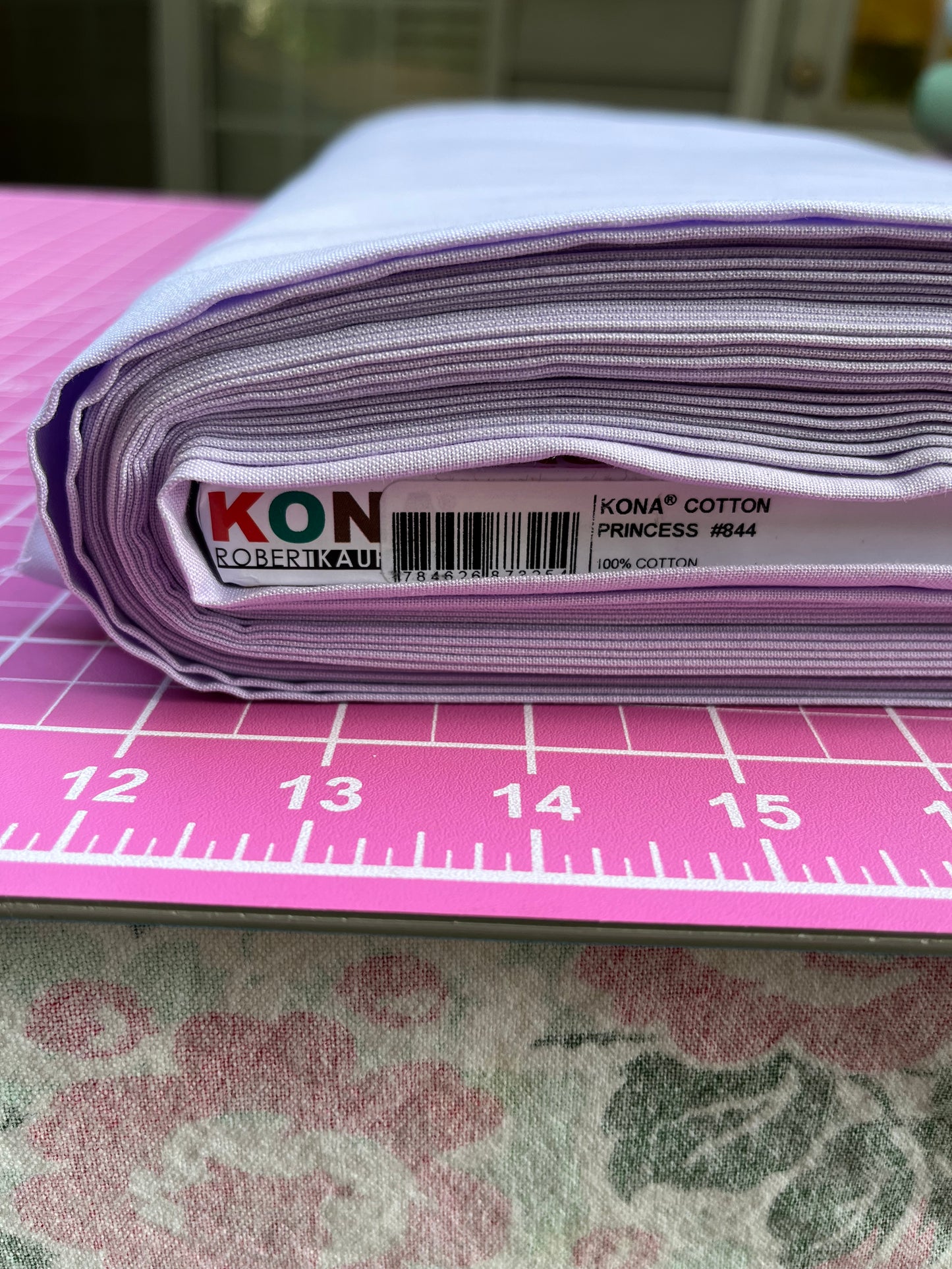 Kona Cotton Princess #844 Embroidery Fabric by the Yard • Cut-to-Order - Kona Cotton Fabric, 100% cotton