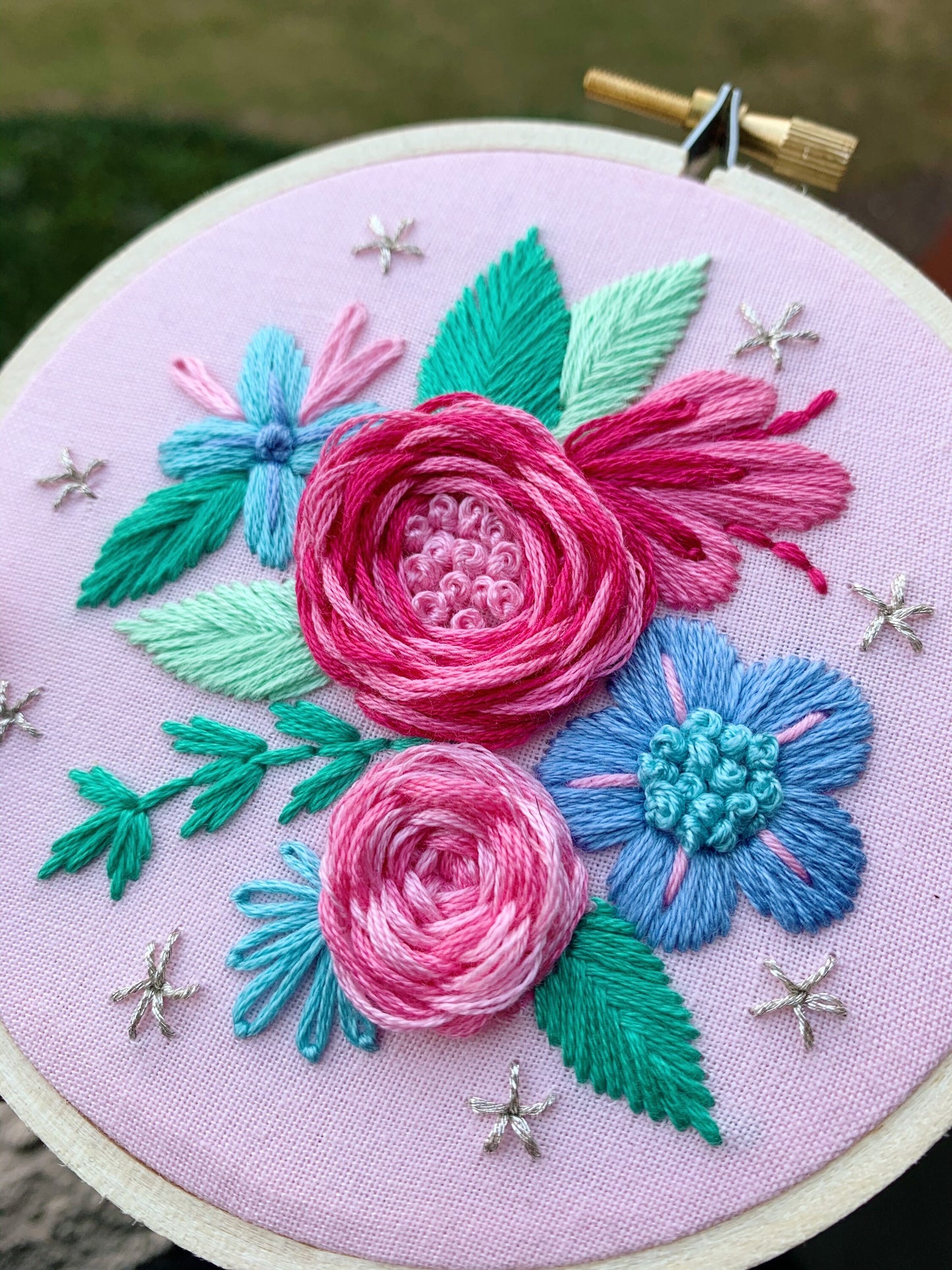 PDF Pattern - Beginners Blooms, Beginner Embroidery Pattern and Guide