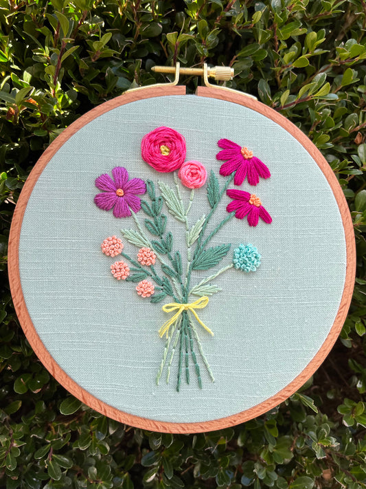 6” Wild Whimsy Embroidery Hoop