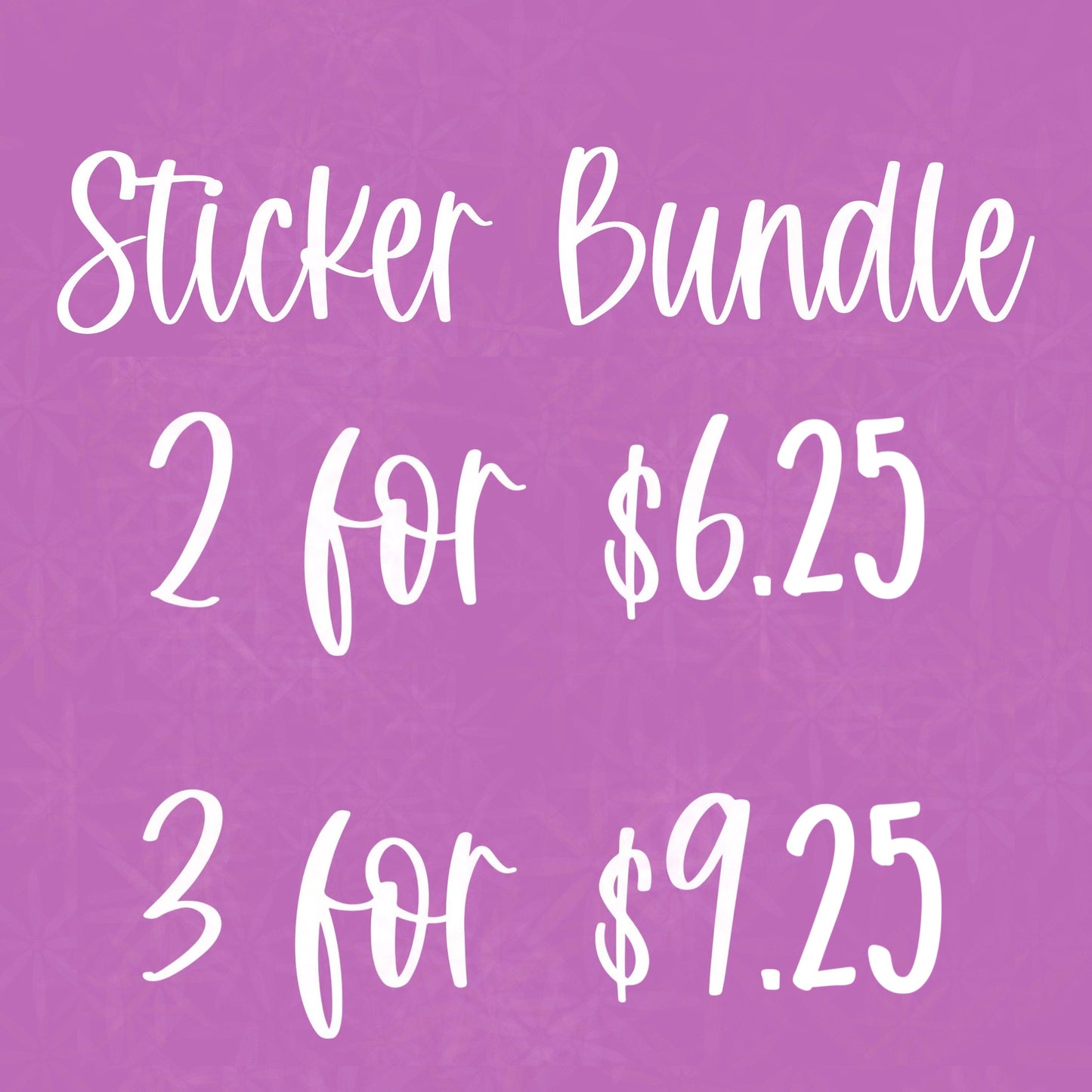 STICKER BUNDLE - Sticker Pack, Choose 2 or 3